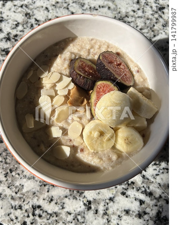 Creamy overnight oats soaked to perfection, blending milk and whole grains for a smooth, hearty texture. Naturally sweet, refreshing, and ideal for a quick, nutritious breakfast boost. Creamy overnight oats soaked to perfection, blending milk and whole grains for a smooth, hearty texture. Naturally sweet, refreshing, and ideal for a quick, nutritious breakfast boost. 141799987