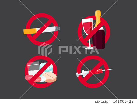 say no to drugs alcohol and smoking for a healthy lifestyle today say no to drugs alcohol and smoking for a healthy lifestyle today 141800428