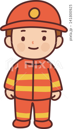 Firefighter Character Firefighter Character 141800925