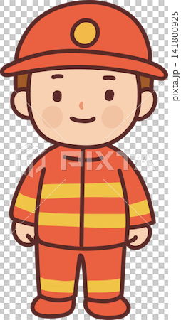Firefighter Character Firefighter Character 141800925