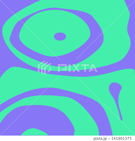 Abstract Organic Shapes With Purple And Green Abstract Organic Shapes With Purple And Green 141801373