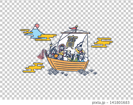 宝船七福神セット 宝船七福神セット 141801683