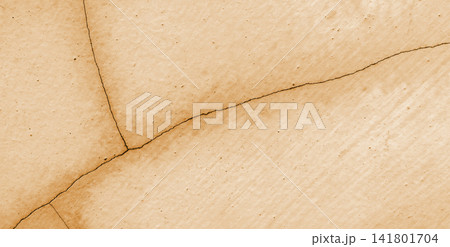 Cracked Warm Beige Plaster Surface Texture Cracked Warm Beige Plaster Surface Texture 141801704