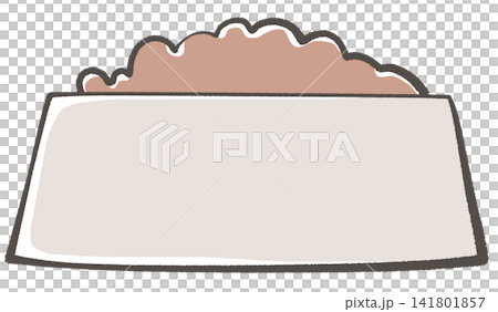 Illustration of a pet food bowl and dry food. Illustration of a pet food bowl and dry food. 141801857
