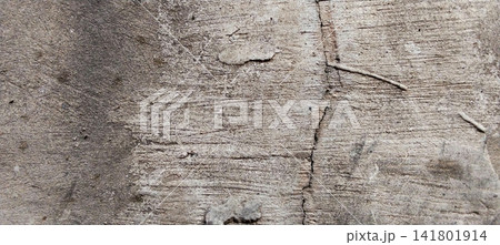 Weathered concrete surface with vertical cracks Weathered concrete surface with vertical cracks 141801914