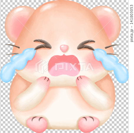 Hamster Illustration Kawaii Watercolor Character Hamster Illustration Kawaii Watercolor Character 141803053