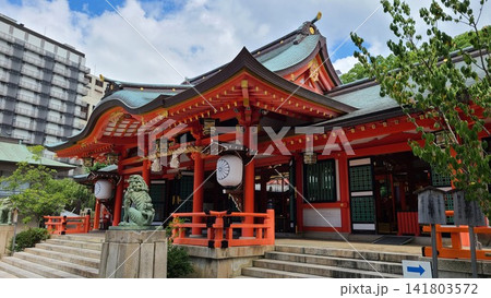 生田神社拝殿 141803572