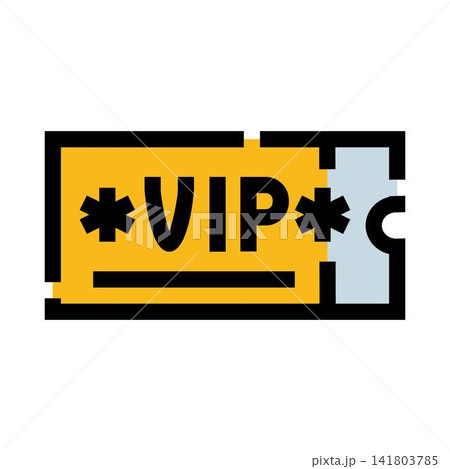 Vip ticket granting exclusive access and premium benefits Vip ticket granting exclusive access and premium benefits 141803785