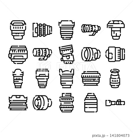 Camera lens types for professional photography equipment Camera lens types for professional photography equipment 141804073