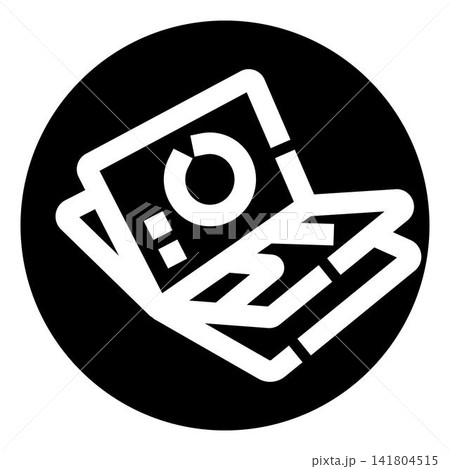 Business data analytics report flat icon 141804515