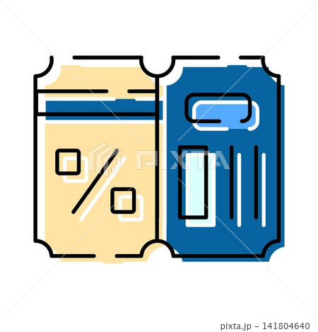Discount coupon voucher marketing promotion savings icon Discount coupon voucher marketing promotion savings icon 141804640