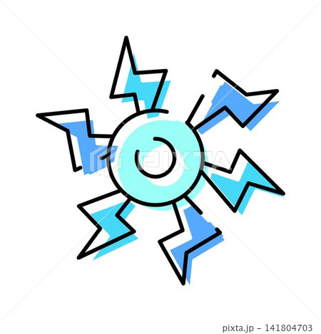 Electricity icon symbolizing energy power and lightning Electricity icon symbolizing energy power and lightning 141804703
