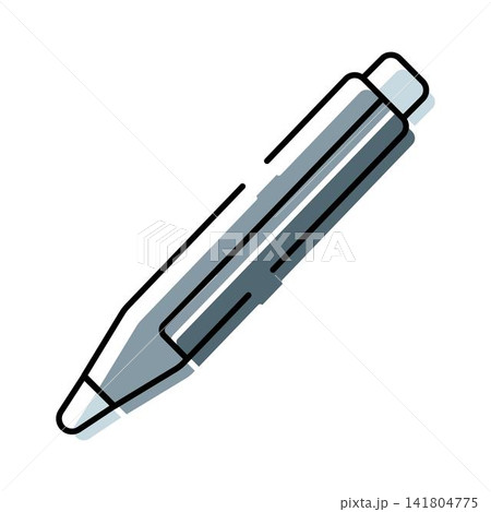 Ballpoint pen icon for writing and editing concepts Ballpoint pen icon for writing and editing concepts 141804775