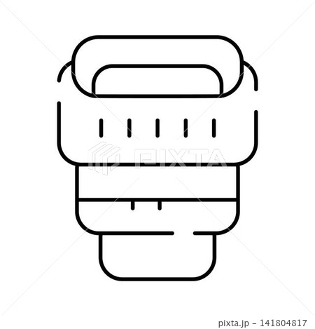 Camera lens icon line art design illustration Camera lens icon line art design illustration 141804817