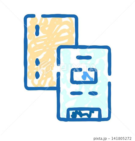 Identity documents and personal identification icon concept 141805272