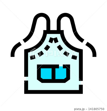 Apron icon representing cooking culinary uniform workwear 141805750