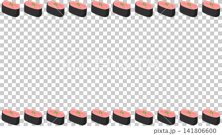 Frame of Negitoro Gunkan Sushi Frame of Negitoro Gunkan Sushi 141806600