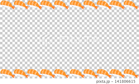 Shrimp sushi frame Shrimp sushi frame 141806615