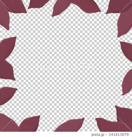 Sweet potato transparent frame 4_square Sweet potato transparent frame 4_square 141813079