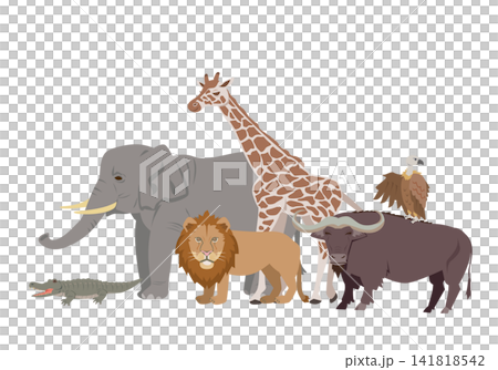 サバンナの動物達 141818542