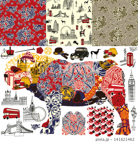 British Themed Element Set British Themed Element Set 141821462
