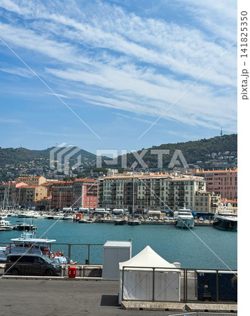 Scenic skyline of Cannes from the historic Le Suquet viewpoint Scenic skyline of Cannes from the historic Le Suquet viewpoint 141825350