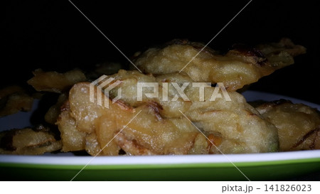 Close up shot of bakwan. Close up shot of bakwan. 141826023