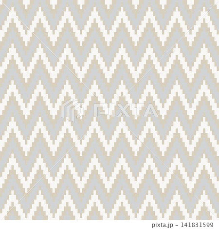Neutral Colour Chevron Fair Isle Seamless Pattern Design Neutral Colour Chevron Fair Isle Seamless Pattern Design 141831599