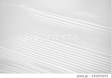 Abstract white plastic film wrap texture background 141833035