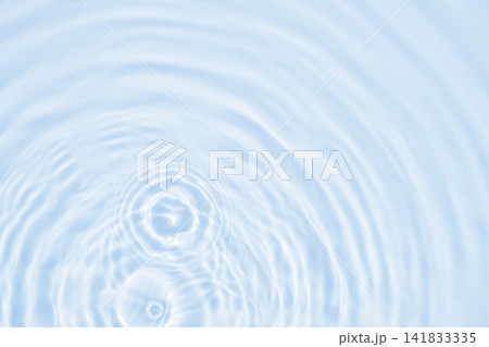 Abstract transparent water shadow surface texture natural ripple on blue background Abstract transparent water shadow surface texture natural ripple on blue background 141833335
