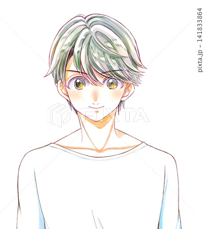 笑顔の男子 白T 笑顔の男子 白T 141833864
