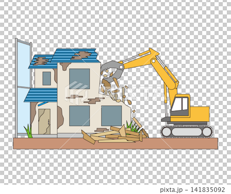 木屋的拆遷工作 木屋的拆遷工作 141835092