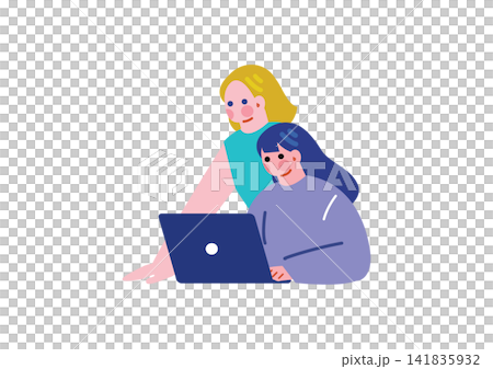 國際學生參加治療課程的插圖。 國際學生參加治療課程的插圖。 141835932