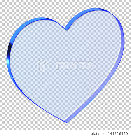 Blue glass heart icon in glassmorphism style for UI like button, clean love symbol designed for favorite content, healthcare, and social feedback Blue glass heart icon in glassmorphism style for UI like button, clean love symbol designed for favorite content, healthcare, and social feedback 141836150