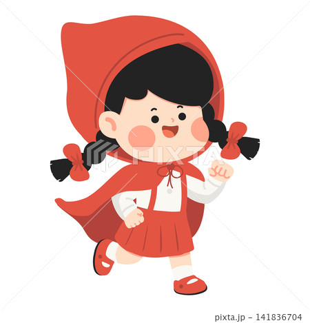 Girl Running With Large Pencil For Creativity Girl Running With Large Pencil For Creativity 141836704