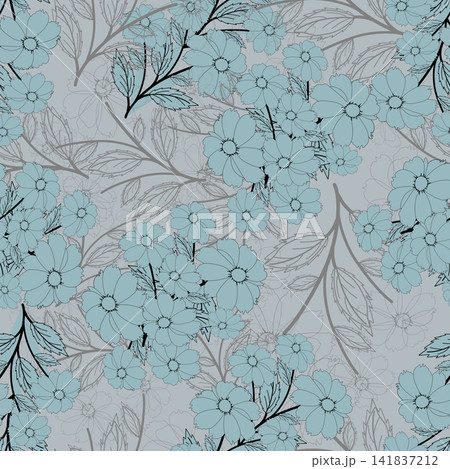 Floral pattern seamless ,flower branches seamless pattern , vector , illustration ,flowers pattern design Seamless flower pattern with colorful little flowers. Simple flat bright flowers background Floral pattern seamless ,flower branches seamless pattern , vector , illustration ,flowers pattern design Seamless flower pattern with colorful little flowers. Simple flat bright flowers background 141837212