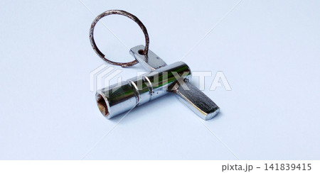 Metal drum tuning key with keychain Metal drum tuning key with keychain 141839415