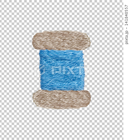 [Thread Winding] Hand Embroidery Illustration Material 141840557