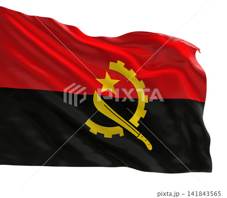 Angola Flag - National Flag Illustration Angola Flag - National Flag Illustration 141843565