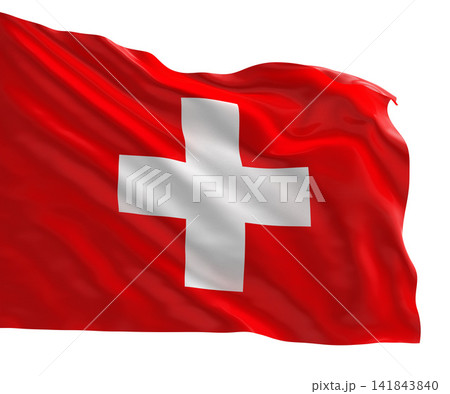 Switzerland Flag - National Flag Illustration Switzerland Flag - National Flag Illustration 141843840