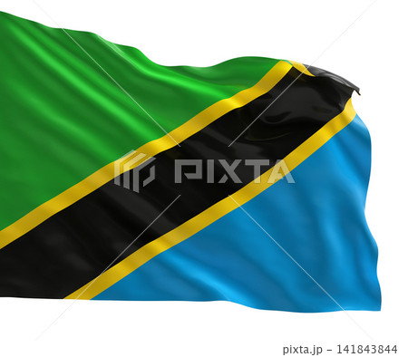 Tanzania Flag - National Flag Illustration Tanzania Flag - National Flag Illustration 141843844