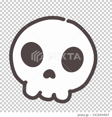 White skull, skeleton face White skull, skeleton face 141844407