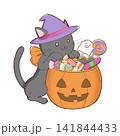 ハロウィンと黒猫 141844433
