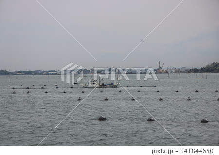 April 28 2026 Matsushima fishing boat oyster farm bay April 28 2026 Matsushima fishing boat oyster farm bay 141844650