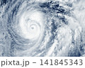 Hurricane, tornado from space. Elements of this image furnished by NASA 141845343