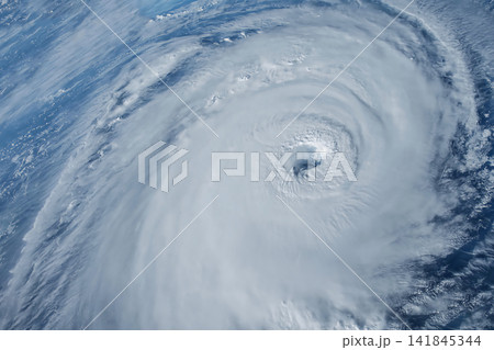 Hurricane, tornado from space. Elements of this image furnished by NASA 141845344