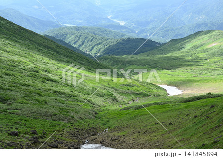 月山登山、山形県 月山登山、山形県 141845894