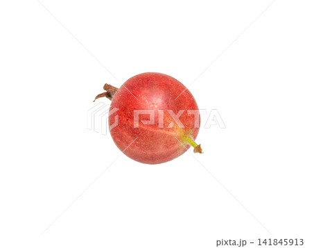 Berry fruit of gooseberry on a white . 141845913
