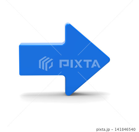 Blue Arrow Pointing Right Blue Arrow Pointing Right 141846540
