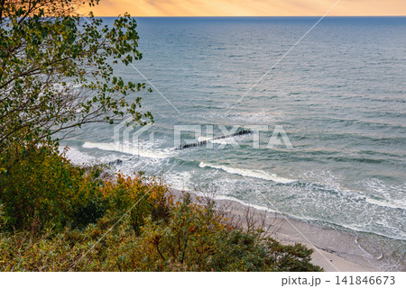 Donskoye beach of Baltic Sea. Kaliningrad region, Russia Donskoye beach of Baltic Sea. Kaliningrad region, Russia 141846673